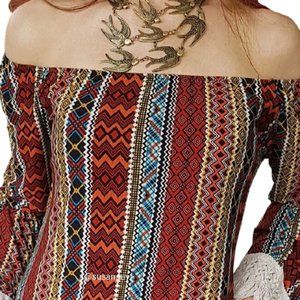 Los Angeles 2 B TOGETHER Boho Tribal Crochet Dress ♥️